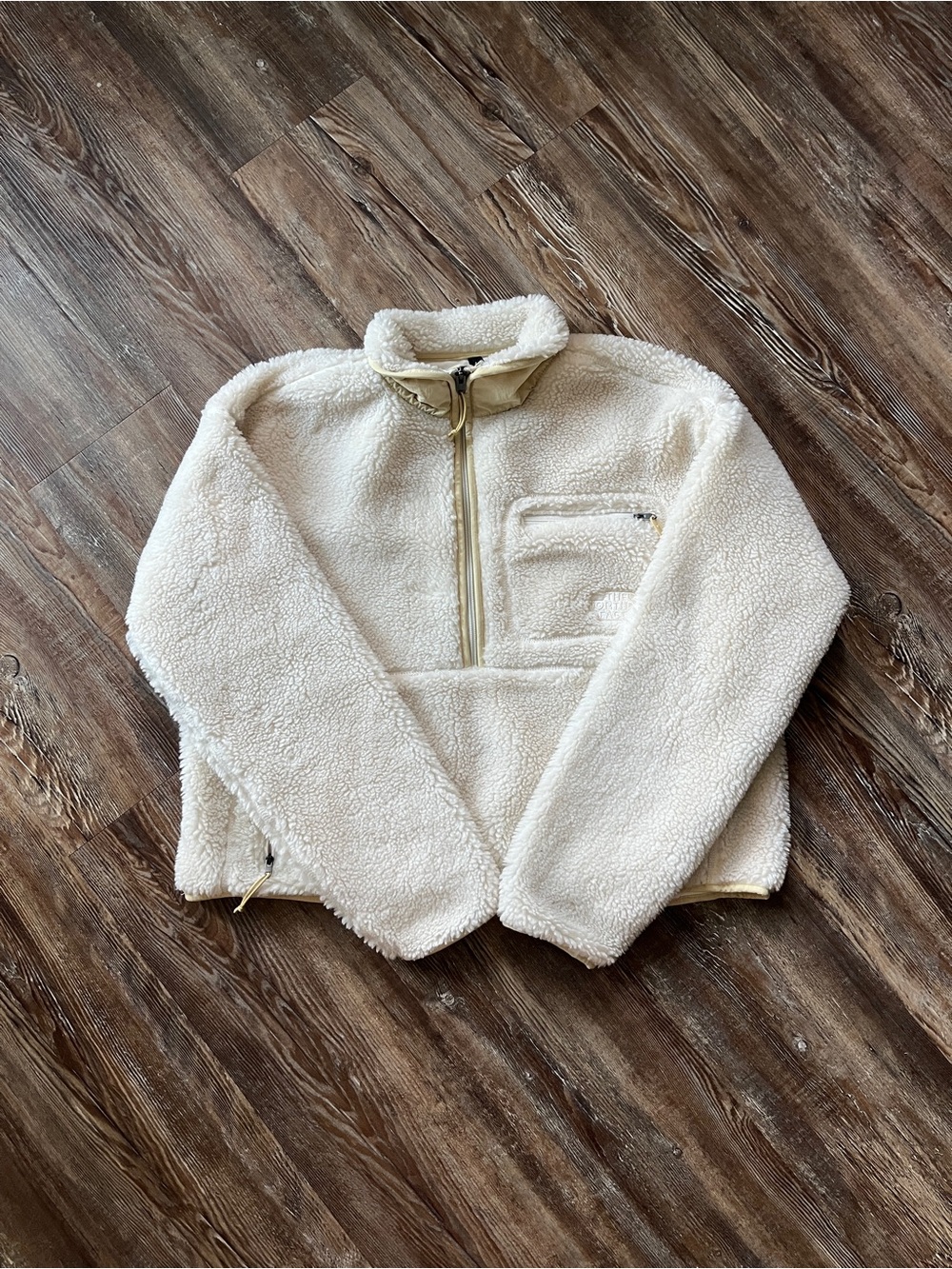 The North Face Women's Extreme Pile Pullover - Gardenia White - Picture 2 of 5